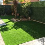 Ocultación para jardín con seto artificial