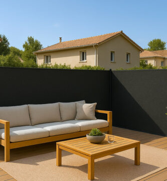 Ocultación terrazas y jardines