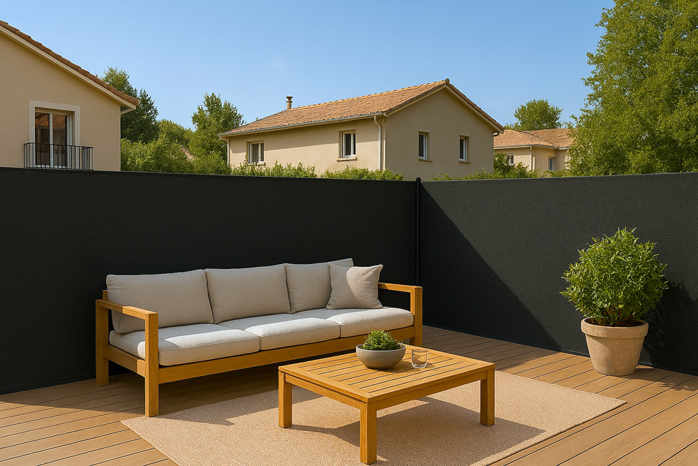 Ocultación terrazas y jardines